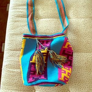 Wayuu Taya Knit Shoulder Bag